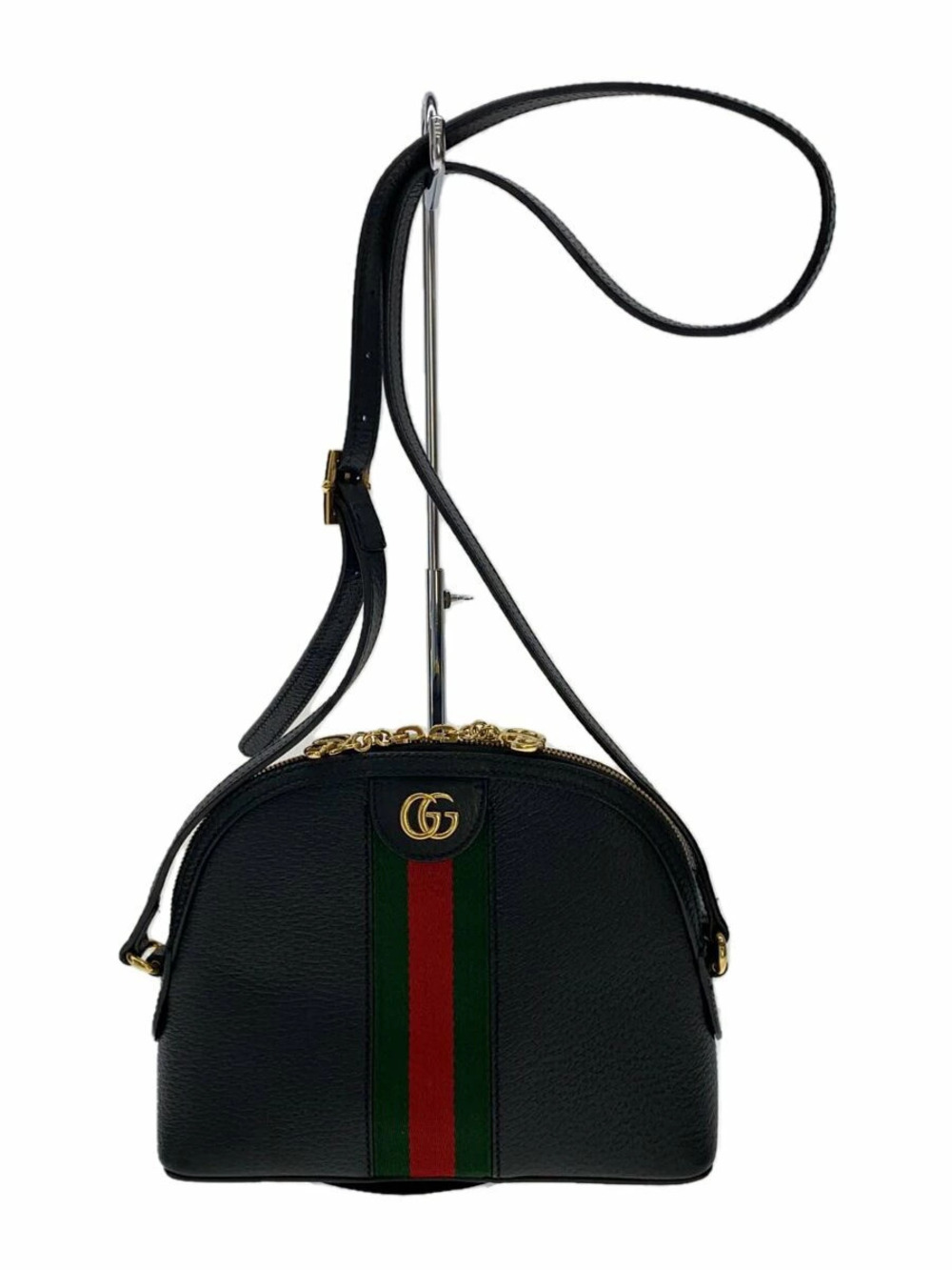 Gucci Shoulder Bag Ophidia GG Supreme Leather Black